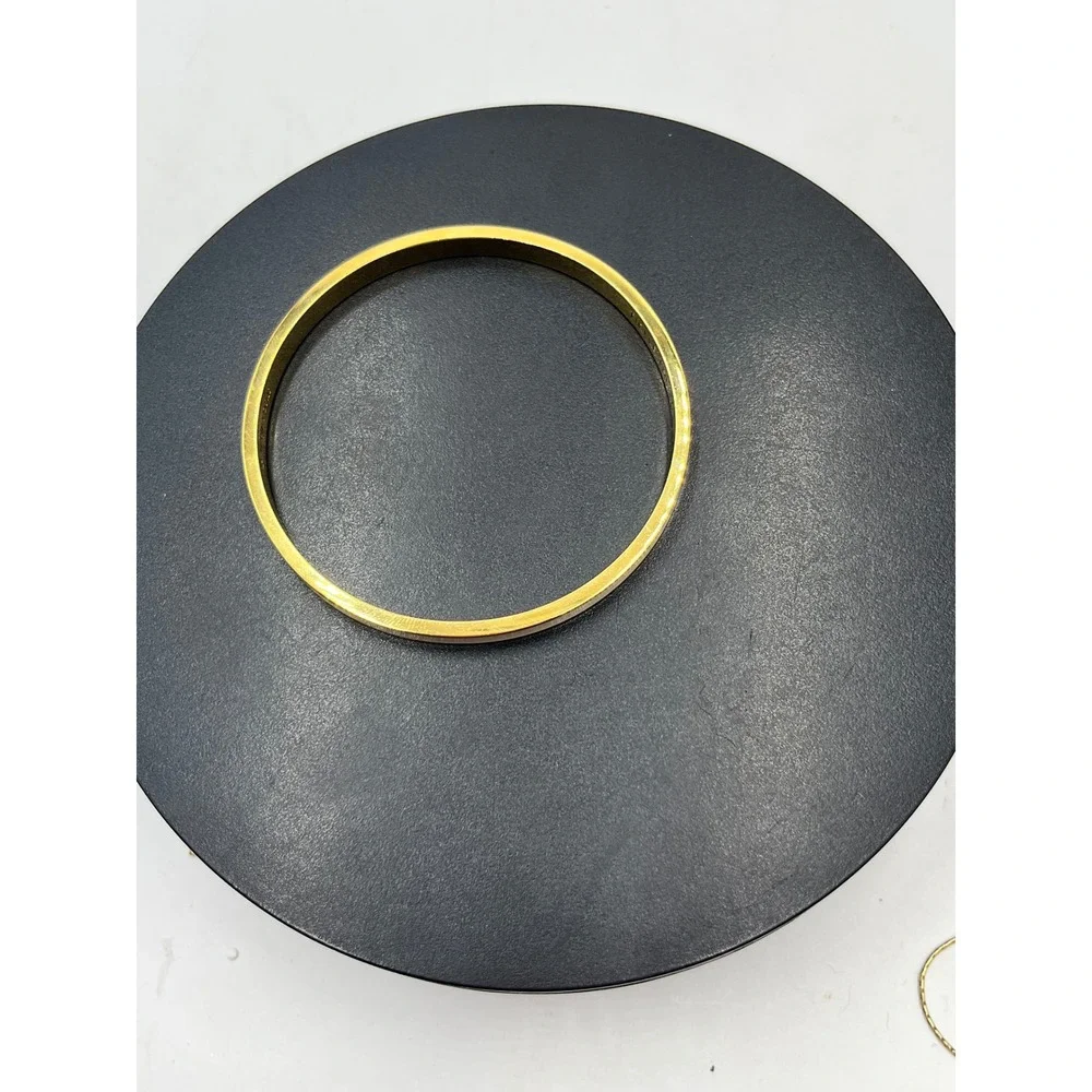 Kate Spade NY Tickle the Ivories Ivory Enamel 12k gold-plate Bangle Bracelet